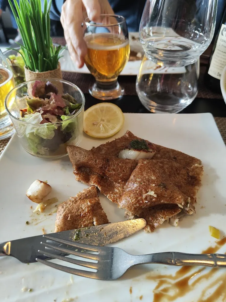 Galette St Jacques Et Poireaux